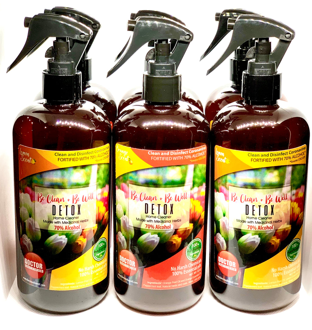 Be Clean + Be Well 6 Bottles (16oz each)