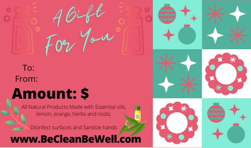 Be Clean + Be Well Gift Card (Virtual)